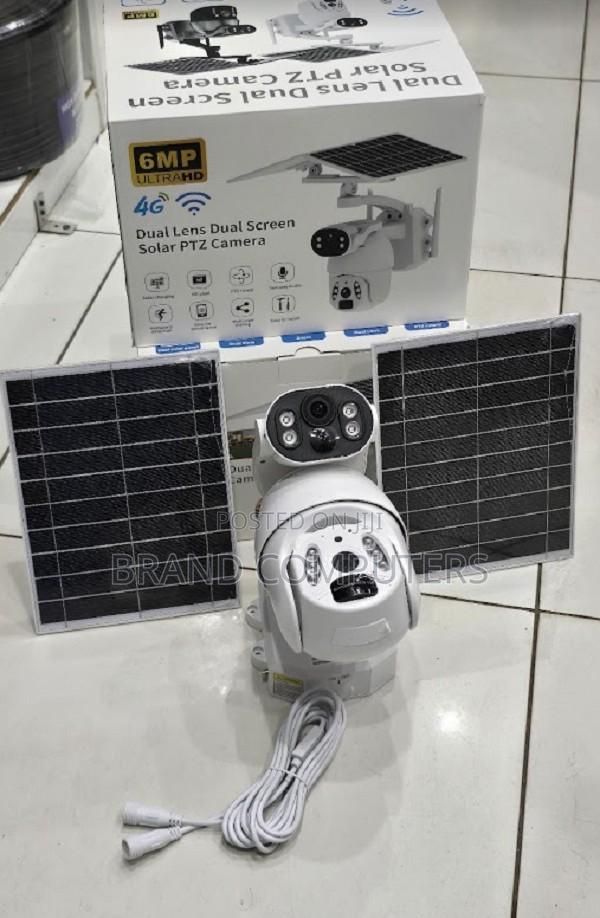 6mp Dual Lens Ubox 4g Solar Powred Wireless CCTV Outdoor Camera