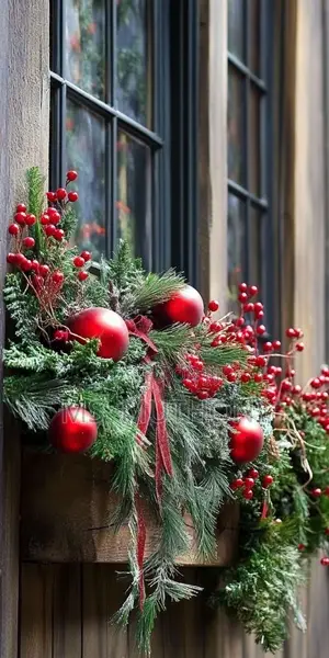 Set of 10 Branches Decorative / Christmas. Berry Branches