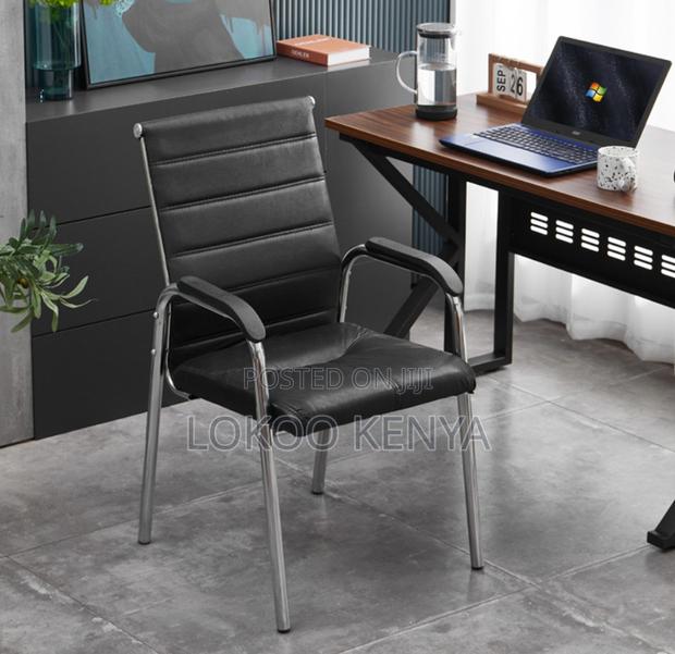 Office Chair; New Imported Leather Visitor's Waiting Office Chair
