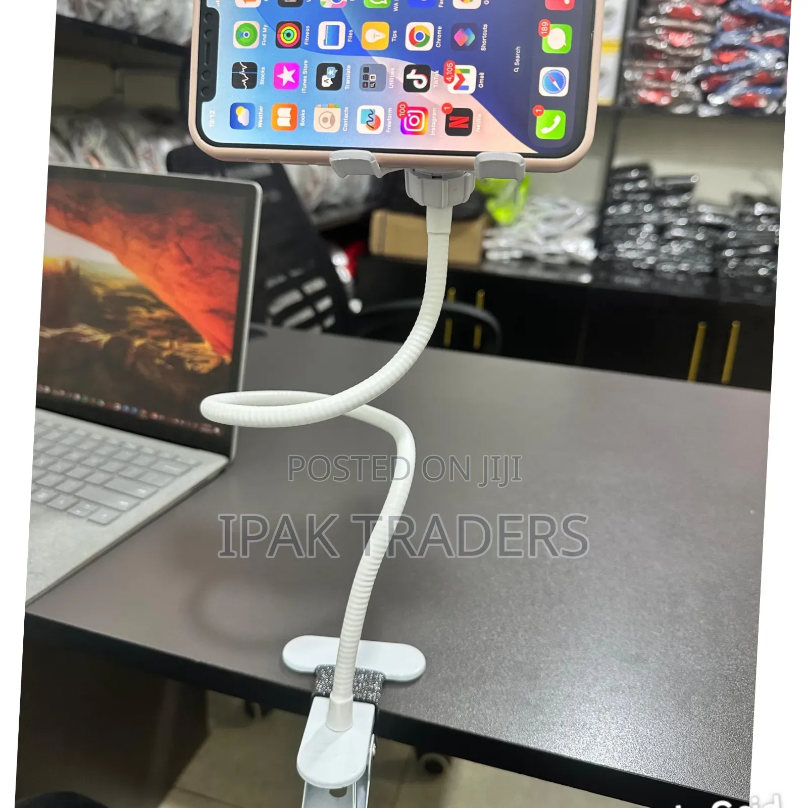 Metallic Flexible Phone Holder