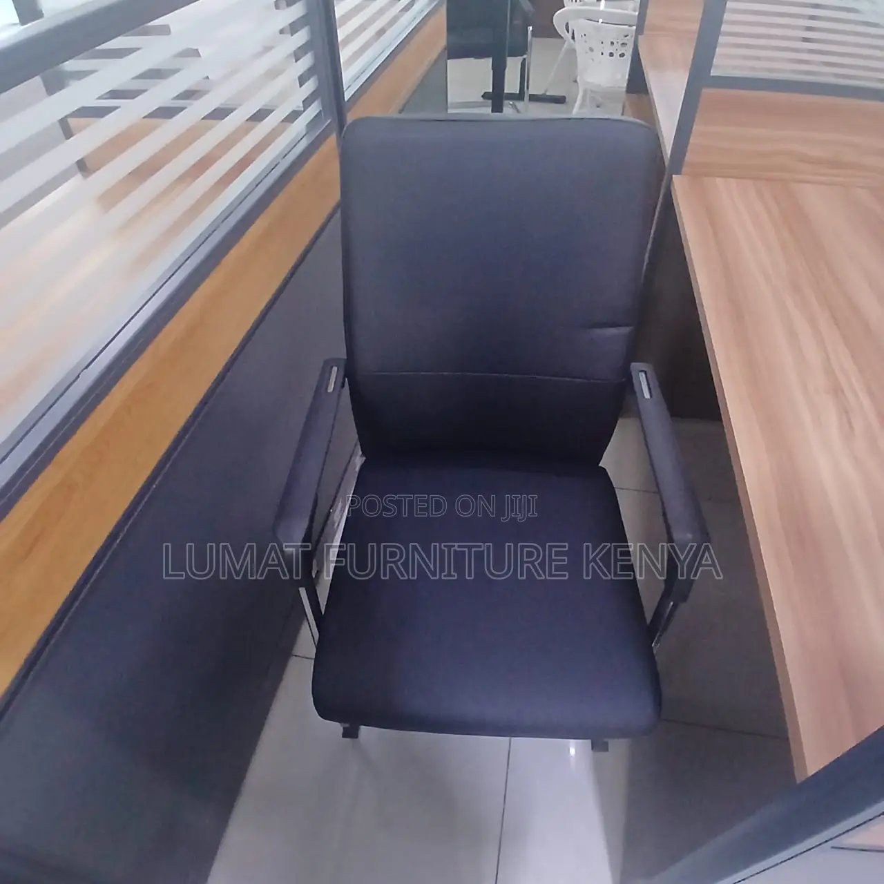 Leather Office Visitor Chair,