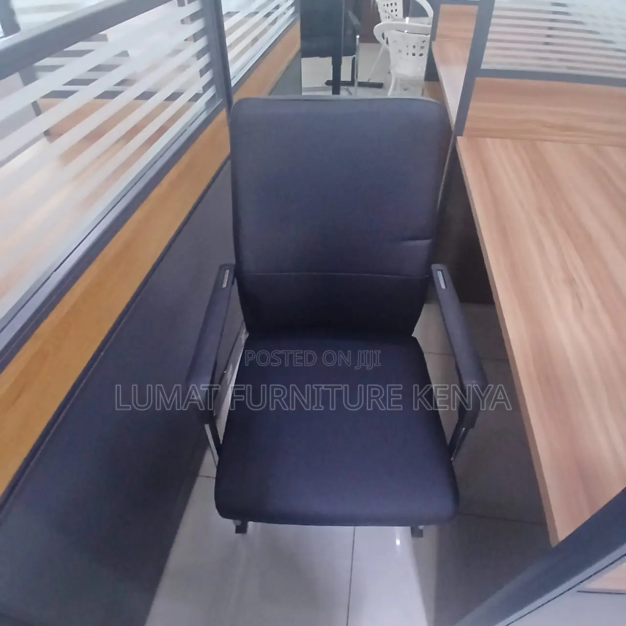 Leather Office Visitor Chair,