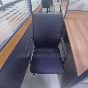 Leather Office Visitor Chair,