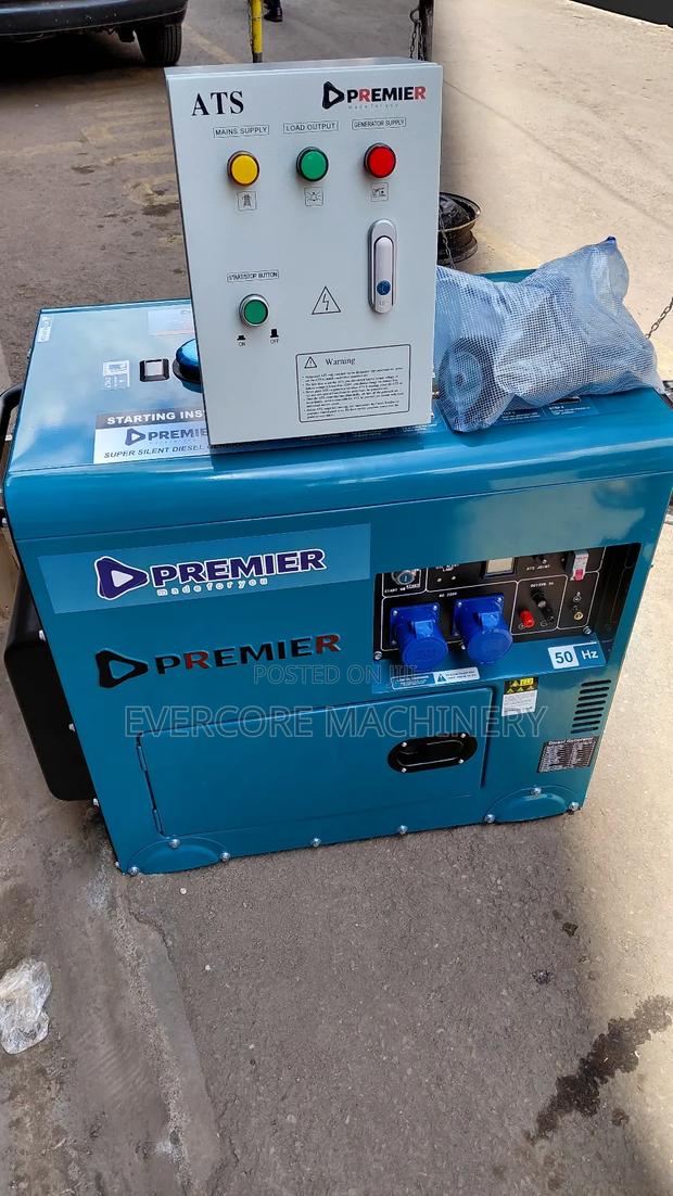 10kva Premier Generator Single Phase Output. - main view