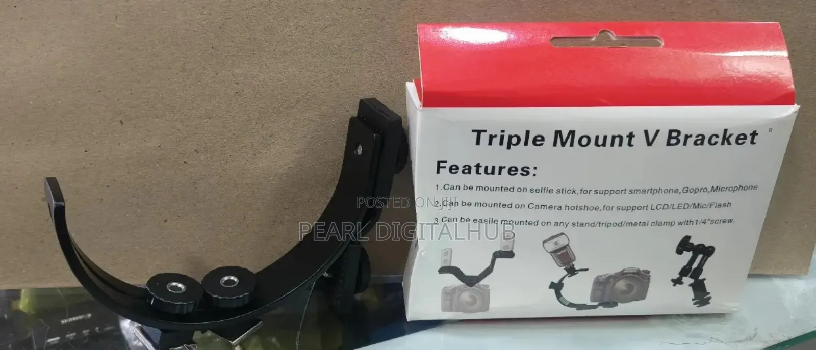 Triple Mount v-Bracket