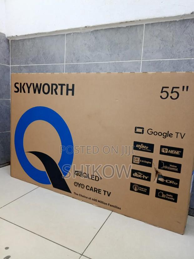 Skyworth 55" Qled Google Smart Tv – Eye Care Display Dolby Vision - thumbnail 3