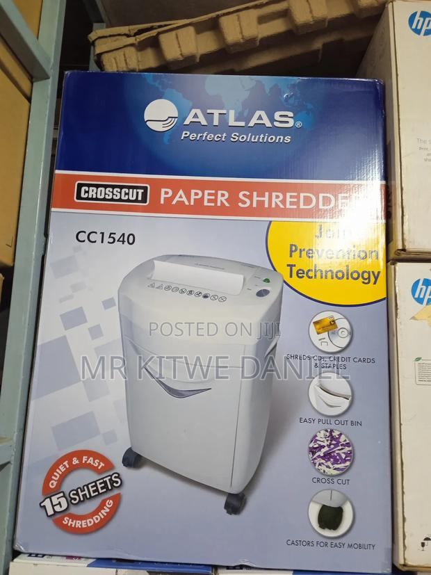 Atlas Cross Cut 15 Sheets Paper Shredder