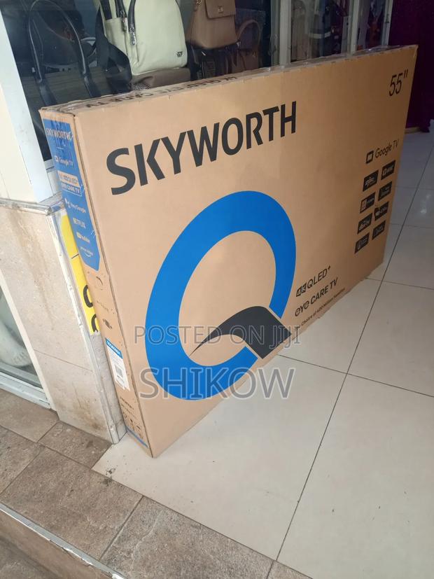 Skyworth 55” Qled+ Google Tv – Hdr10+, Dolby Audio Ai Picture Engine