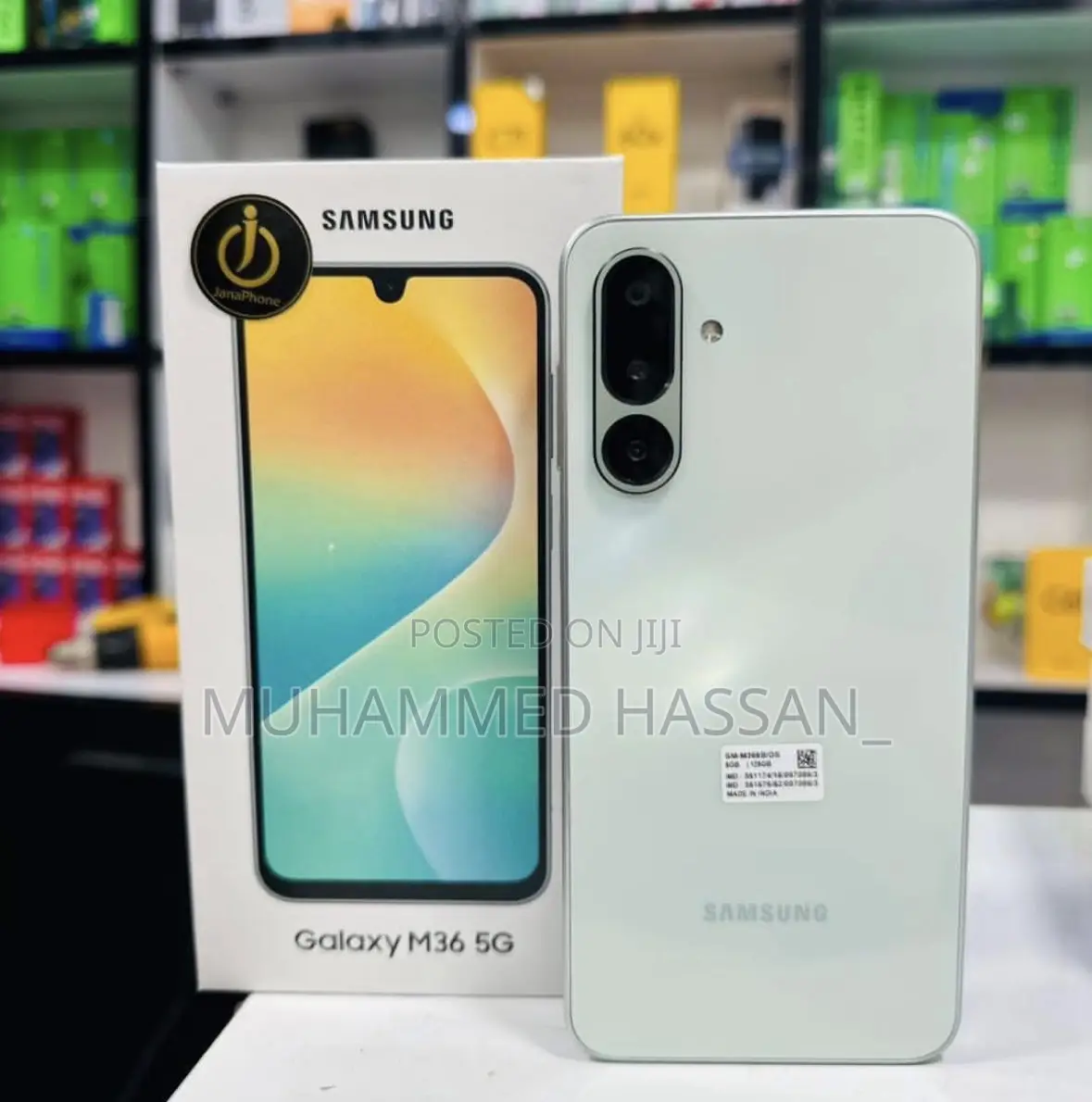 New Samsung Galaxy M36 5G 128 GB Blue