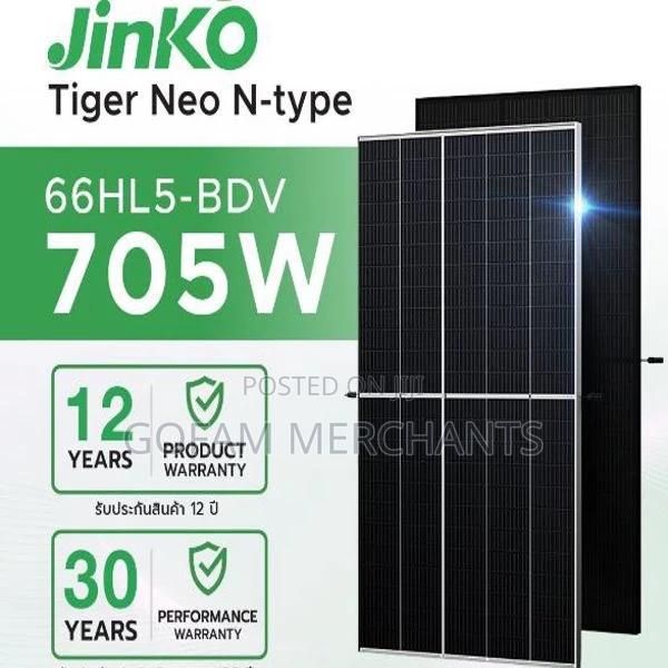 Jinko 710w 705w 700w N Type Topcon Bifacial Solar Panel