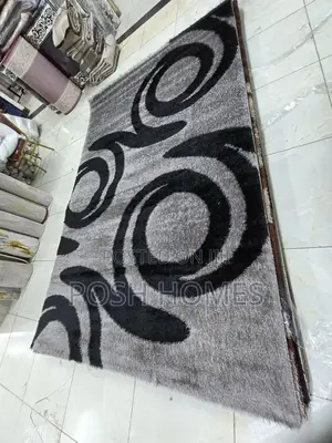 Grey and Black Turkish Soft Carpets
