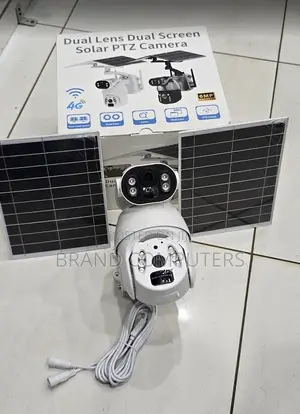 Simcard Solar Powered 4g CCTV Camera With Dual Lens