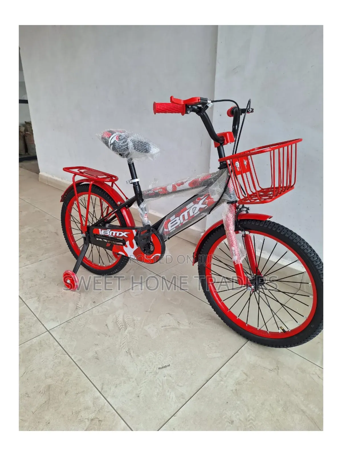 Red BMX With Back Seat