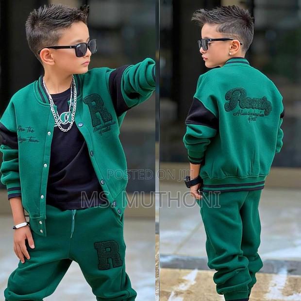 3 Piece Green Warm Quality Set* 4-11 Yrs - main view