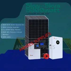 Srne 5kva Hybrid System - 5.1kwh Offgrid System - (4)610w Solar