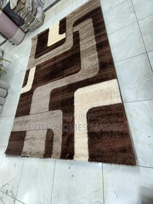 Brown Lines Heavy Turkish Carpet - thumbnail 2