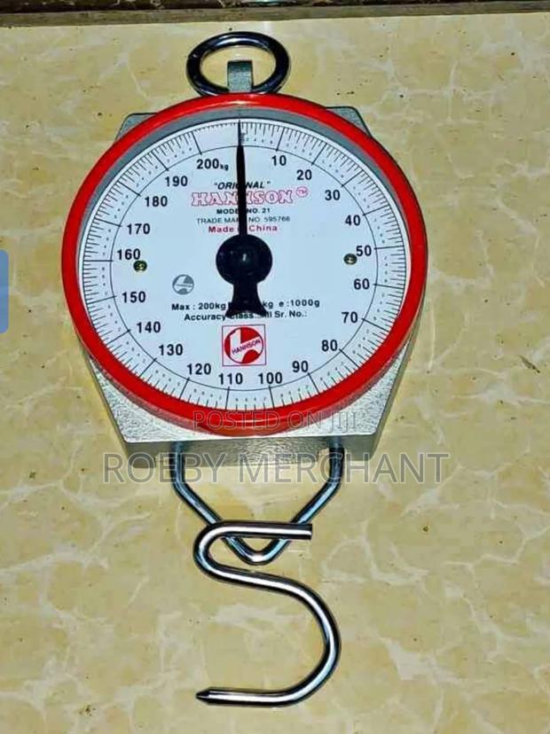 Hanson Original Weighing Scale, Portable Hook Type 200kgs