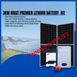 3.5kw - 5.12kwh Offgrid System (4)610 Solar Panels Free Installation