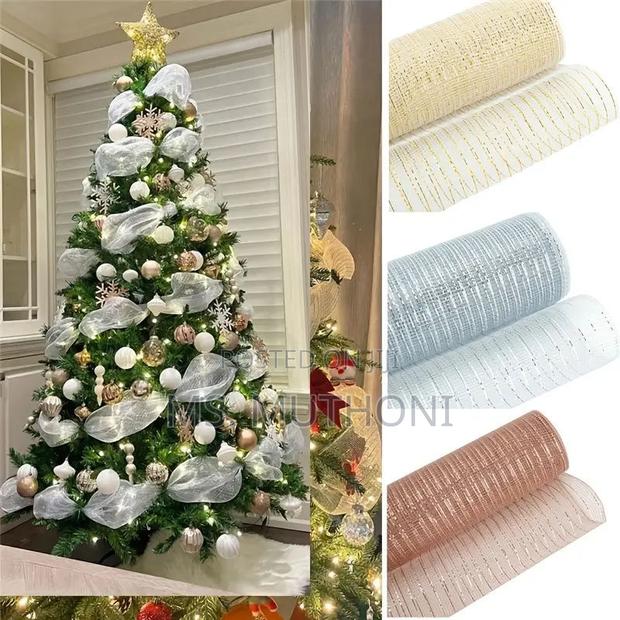 10 M Versatile Decorative Mesh Ribbon