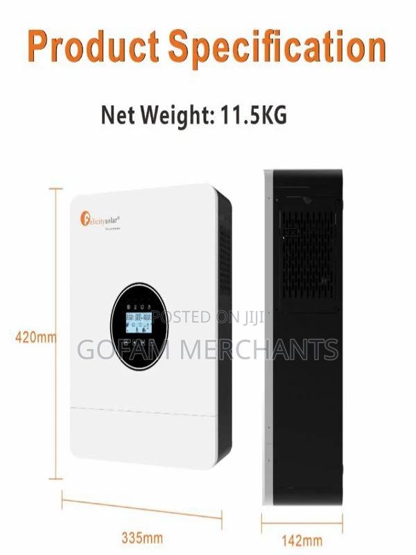 Felicity 6kw 48v Pure Sine Wave Solar Inverter With MPPT Off Grid