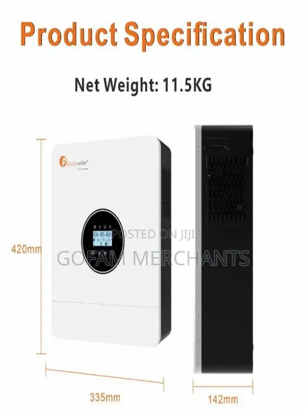 Felicity 6kw 48v Pure Sine Wave Solar Inverter With MPPT Off Grid