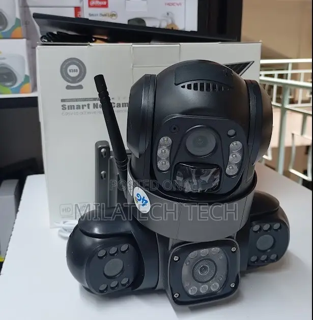 V380 Solar Tripple Lens 4g PTZ