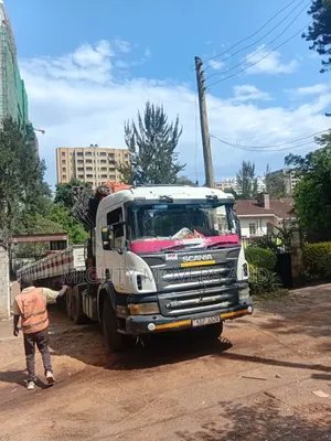 Trailers With Cranes Are at Hand for Hoisting and Logistics