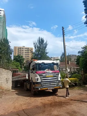 Trailers With Cranes Are at Hand for Hoisting and Logistics