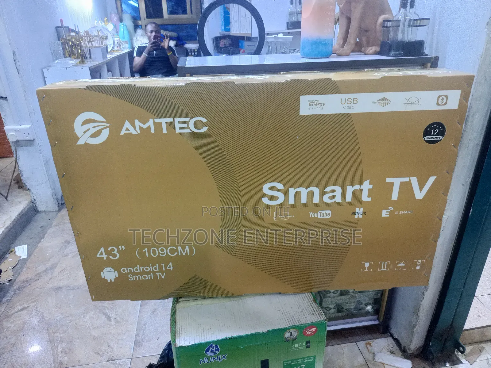 Amtec 43 Inches Smart Tv With Multiple Ports