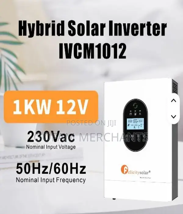 1kva 1kw Felicity Solar Hybrid Inverter 12v