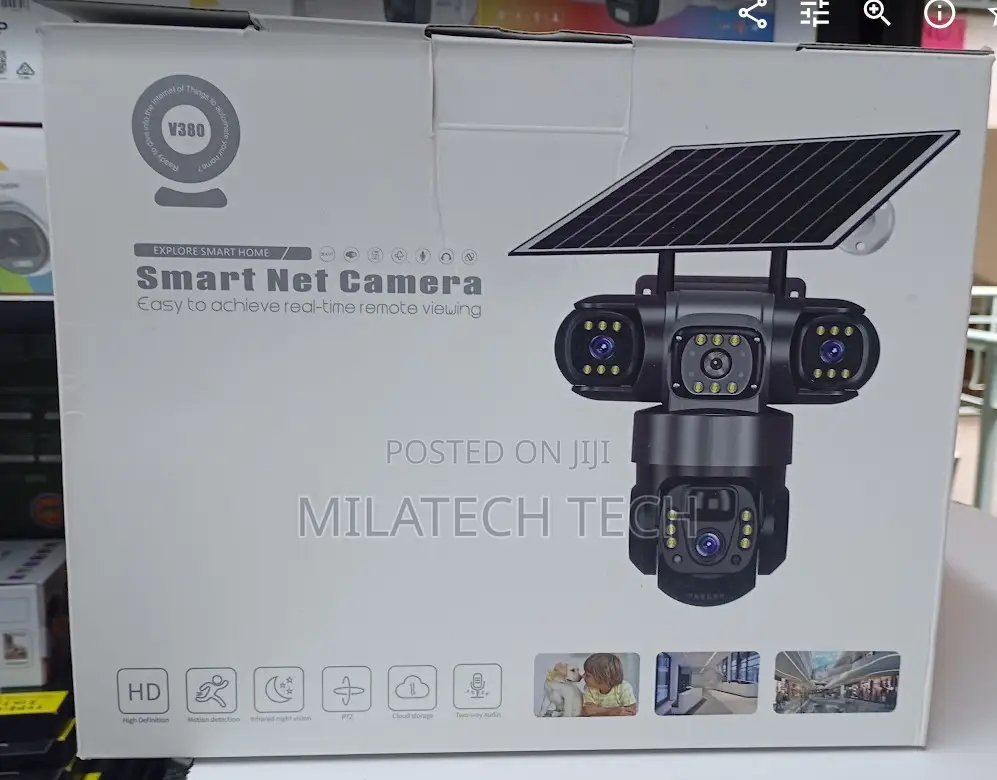 Tripple Lens(Pir Human Detection, Colored Night