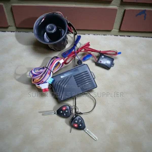 Universal Car Security System With Flip Keys and Loud Siren