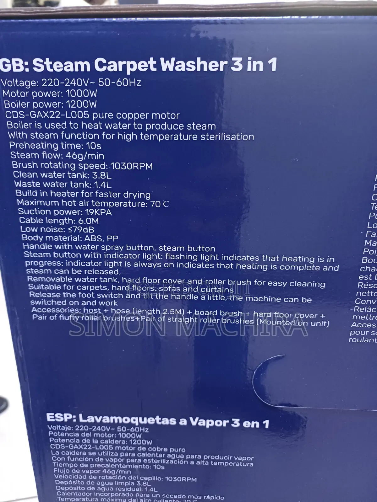 3 In 1 Wet And Dry Carpet Washing Machine Vacuum Cleaner