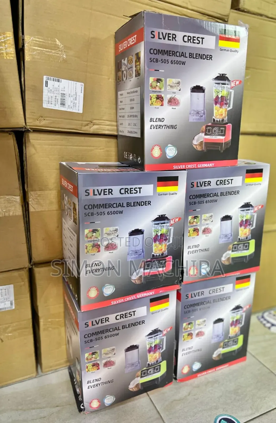Silver Crest Commercial Blender 6500watts