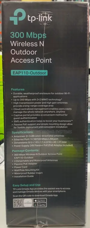Tp-Link Eap110-Outdoor Access Point
