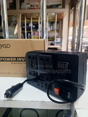 Bygd Car Charger Power Inverter 12v Dc To 220v Ac Adapter