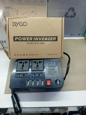 Bygd Car Charger Power Inverter 12v Dc To 220v Ac Adapter