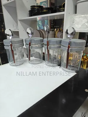 4pc Set Overnight Oats Jar 350ml