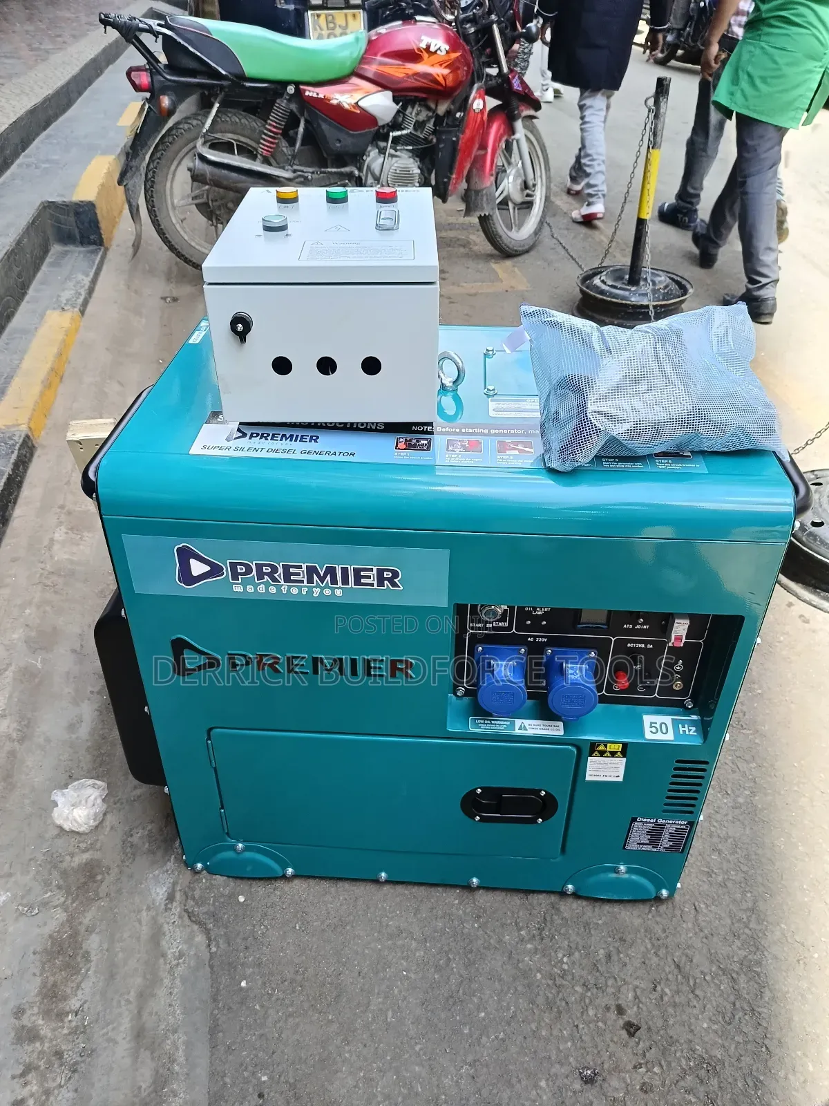 Premier 12kva Silent Diesel Generator With Ats
