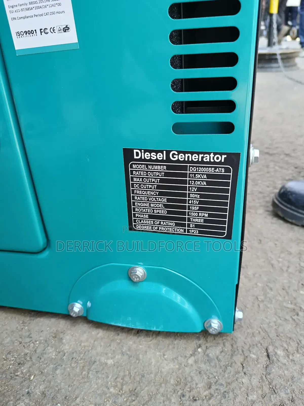 Premier 12kva Silent Diesel Generator With Ats