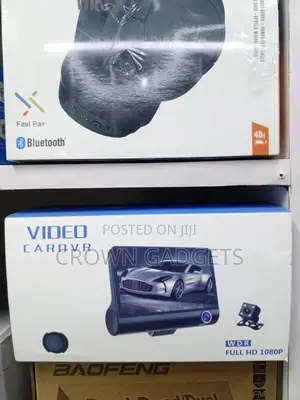 Dual Camera Car DVR Full Hd 1080p – 4" Display G-Sensor