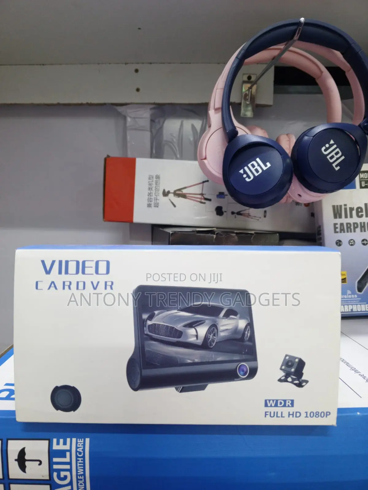 Dual Lens Car Dvr Full Hd 1080p – Loop Recording & Parking Mode