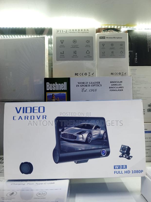 Wdr Car Dvr 1080p Dash Cam – Front & Rear Camera Recorder - thumbnail 2