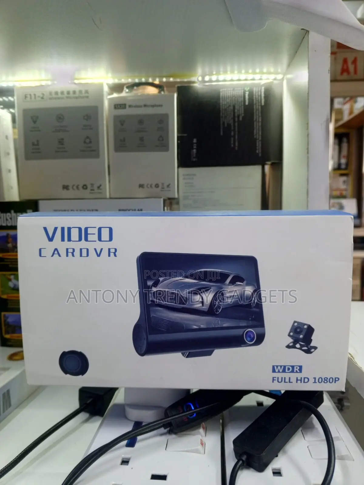 Full Hd 1080p Dash Cam Dual Camera With Motion Detection