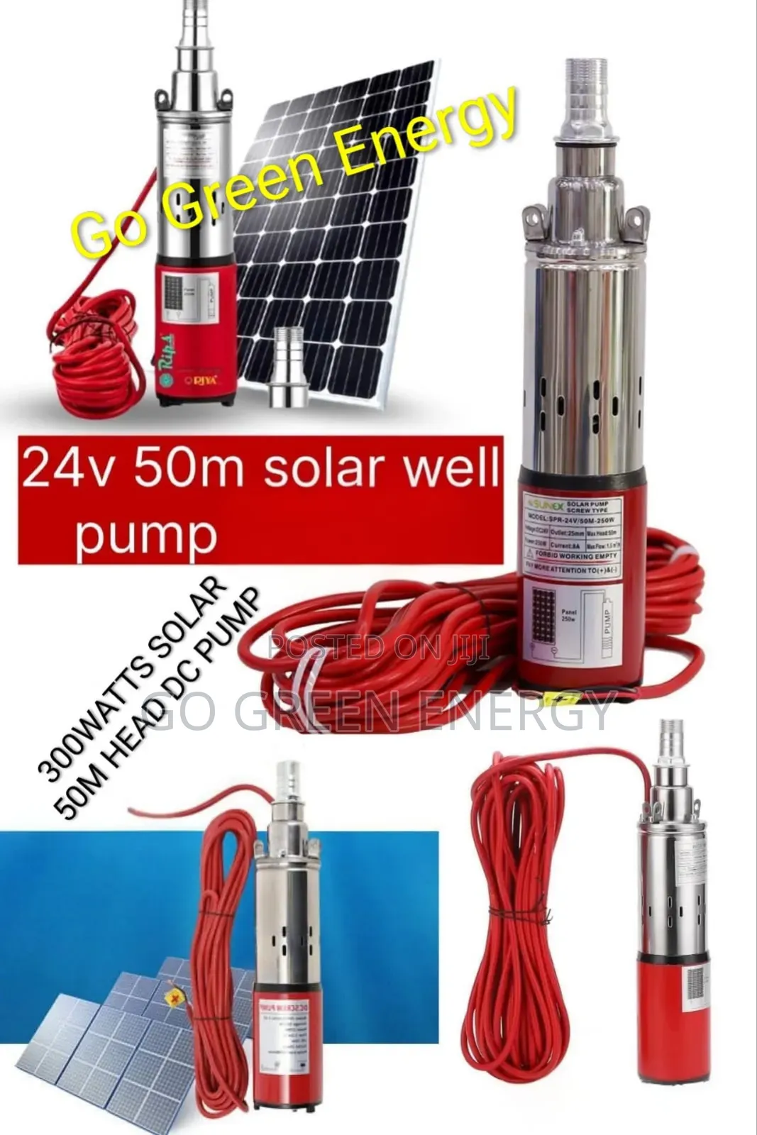 24v 50m Solar Pump +Solar Panel