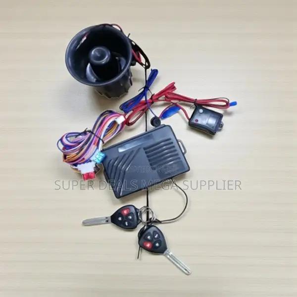 Universal Car Anti-Theft System With Two Remote Key Fobs