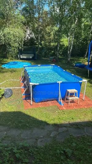 Intex Rectangular Metallic Swimming Pool (4.5m by 2.2m by 84cm ) - thumbnail 2