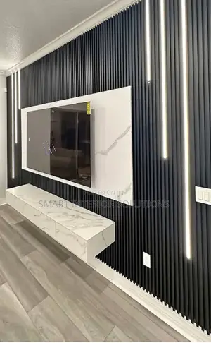 Grey WPC Fluted Wall Panel
