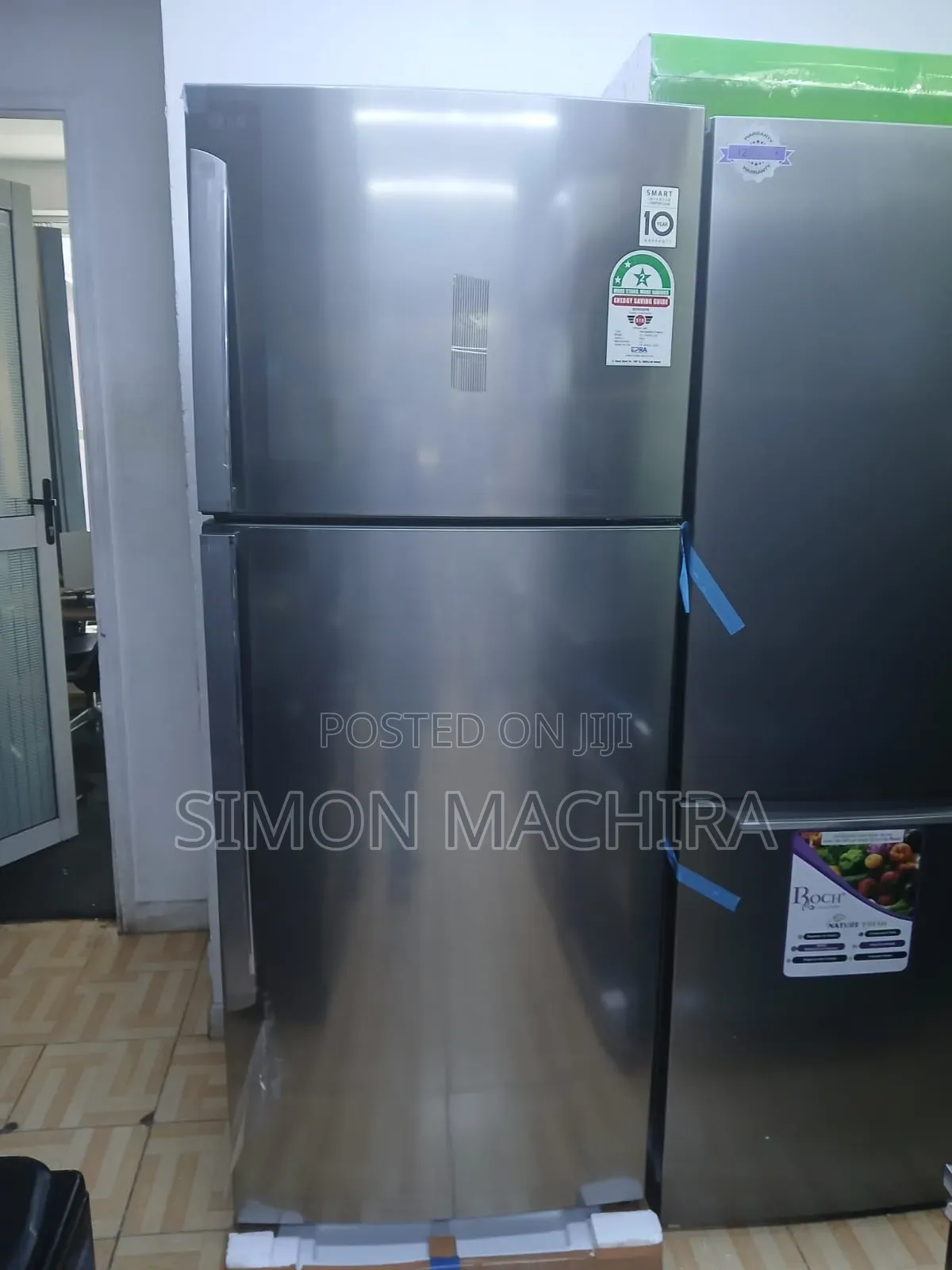 Lg 438l Double Door Fridge Gl-C652hlcm