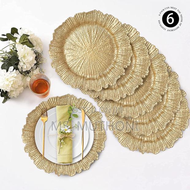 33 Cm Decorative Classy Charger Plates - thumbnail 9